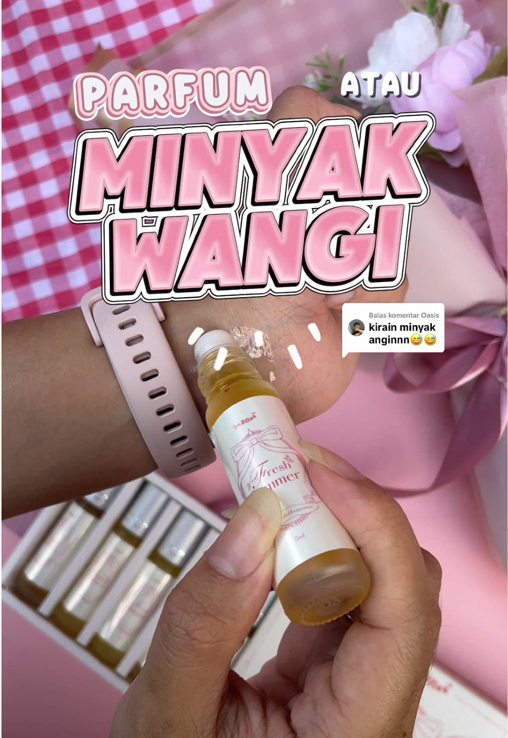 Membalas @Oasis Gausah bilang aneh parfum pake roll on deh kalo belum pernah nyobain wanginya seawet apa! #rekomendasiparfum #bebliss 