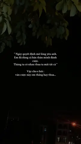 Ván cuợc này tôi thua rồi , thua một cách thảm hại 😔 