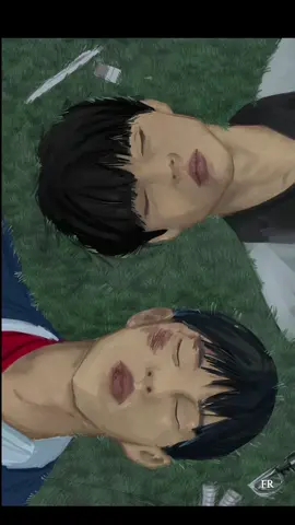 late with this trend BUT i thought of them when this trend popped up in my fyp again T-T  #fyp #ilovethem #weakheroclass1 #weakheroclass1edit #weakheroclass2 #sieun #suho #art #ibispaint #capcut #digital #bff #coma 
