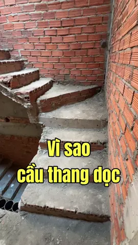 Vì sao Tôi chọn mẫu cầu thang dọc ? #nhadep 