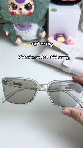 Kính râm thời trang chống tia UV #kinhthoitrang #kinhmat #kinhram #kinhramchongtiauv #kinhmatnamnu #unboxing #review #viral #fyp #xuhuong 