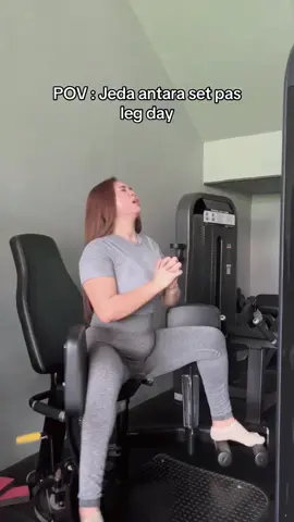 Jangan di ajak ngomong dlu deh 😭🙏🏻 #cewegym #gym #GymTok #legday 