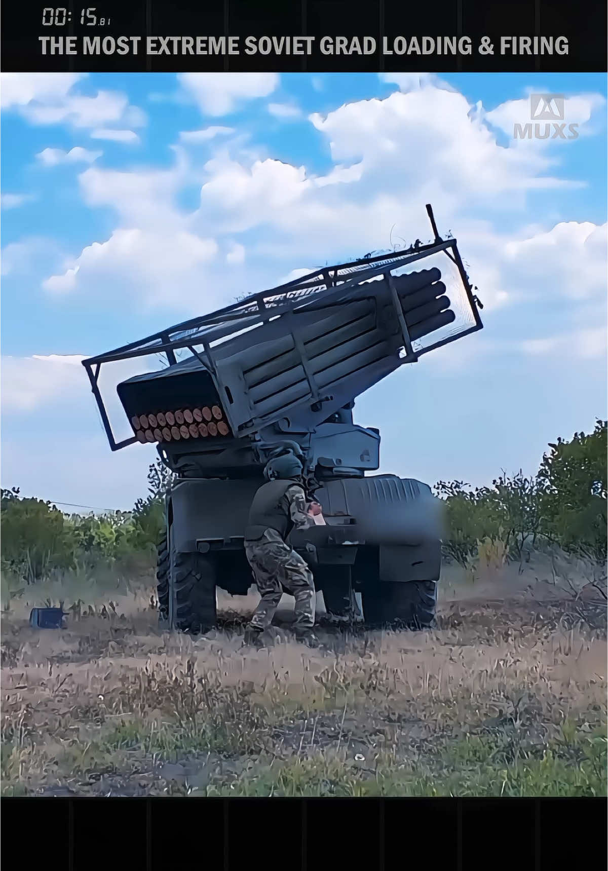 The Most Extreme Soviet “Grad” Loading & Firing | #army #military #marines #specialforces 