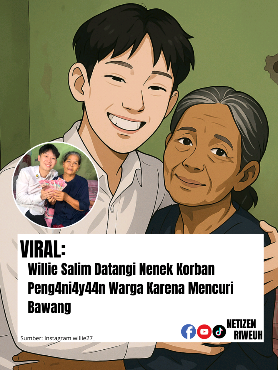 Willie salin datangi nenek korban Peng4ni4y44n karena mencuri bawang seharga 90rb #beritatiktok #fyp #viral #info #beritaviral #williesalim #nenekcuribawang #nenekviral #nenekboyolali 