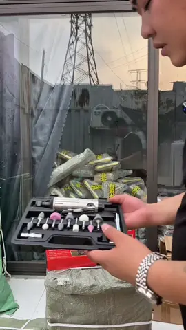 Bộ mài gắn máy nén khí 16 chi tiết hasaki #donghe #reviewhangtot #ReviewDungCu #máy_mài #mài #maihoi 