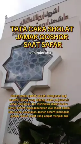 Assalamualaikum🙏 Jamak: Mengumpulkan dua shalat fardhu dalam satu waktu. Misalnya, shalat Dzuhur dan Ashar dijamak di waktu Dzuhur atau Ashar, atau shalat Maghrib dan Isya dijamak di waktu Maghrib atau Isya.  Qashar: Meringkas jumlah rakaat shalat fardhu dari empat rakaat menjadi dua rakaat. Ini berlaku untuk shalat Dzuhur, Ashar, dan Isya.  Jamak Qashar: Menggabungkan kedua konsep tersebut. Musafir yang sedang dalam perjalanan dapat menjamak dan meringkas shalat Dzuhur dan Ashar (atau Maghrib dan Isya) menjadi dua rakaat dalam satu waktu.  #sholat #tatacarasholat #jamak #safar #istiqomah #foryou 
