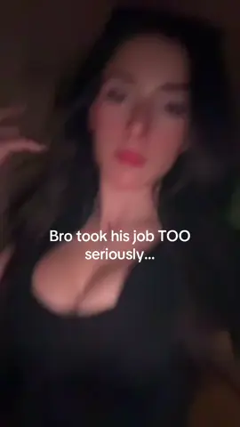 As he should! I love tough security it proves they doing their job right ❤️💪🏻 
