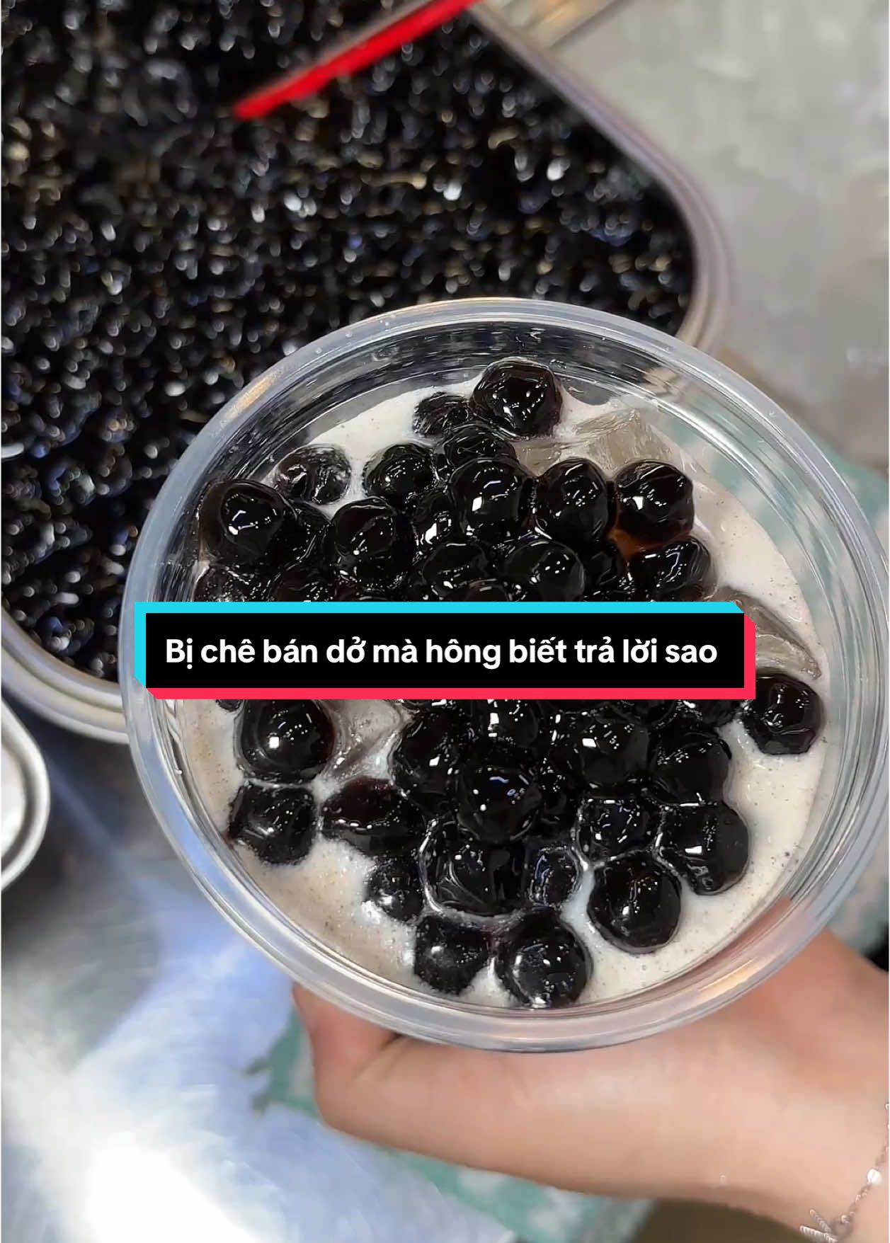 Em chưa có kinh nghiệm trả lời sự góp ý thẳng thắn này huhu 😭😭#trasuamer 