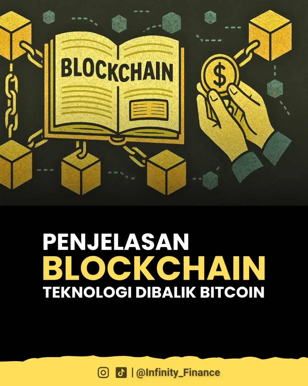 Blockchain itu bukan sekadar database biasa. Ini adalah teknologi revolusioner yang jadi dasar semua crypto! Bayangkan buku besar digital yang: ✅ Terdesentralisasi (tidak dikendalikan satu pihak) ✅ Transparan (semua orang bisa cek transaksi) ✅ Aman (sulit dimanipulasi karena data saling terhubung) Setiap blok menyimpan data transaksi, lalu dihubungkan satu sama lain membentuk rantai (chain) yang terus tumbuh. Sekali data masuk? Hampir mustahil diubah tanpa persetujuan jaringan! Bukan cuma soal uang digital — blockchain bisa dipakai untuk voting, logistik, kesehatan, dan banyak lagi! Menurut kamu, teknologi ini bakal sejauh apa berkembang? Tulis pendapatmu di komentar! ⬇️ #blockchain #bitcoin #btc #crypto #cryptocurrency #technology #trending #foryou #foryoupage #fyp 
