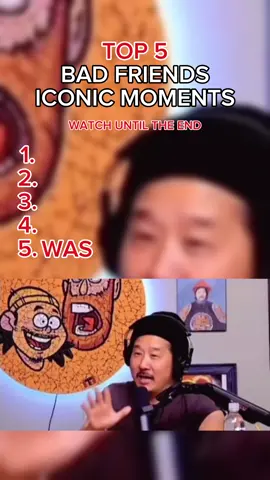 Top 5 Bad Friends ICONIC Moments #badfriends #andrewsantino #bobbylee #podcast #funny #fyp 