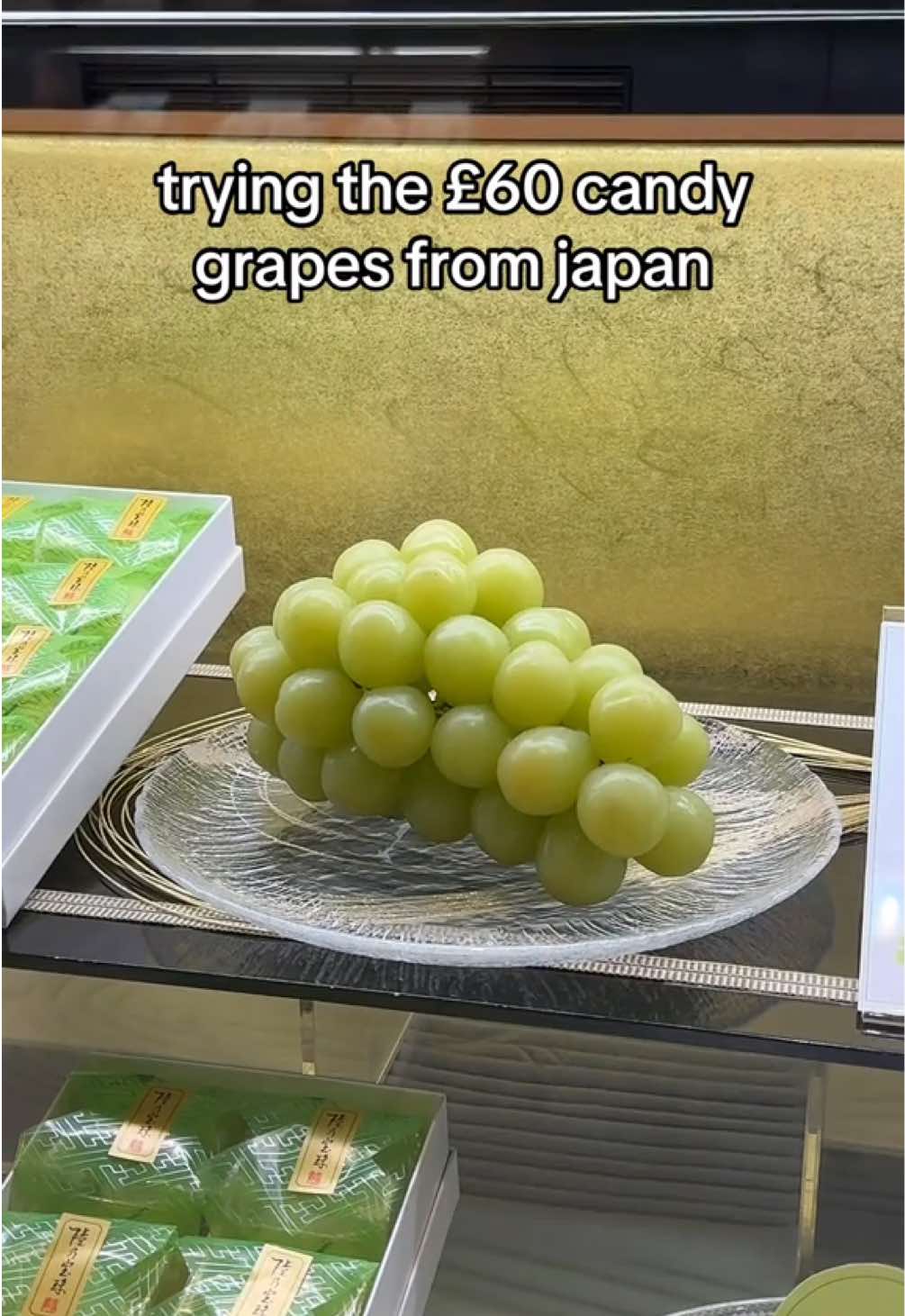 i can’t believe i spent £60 on this 😂 #harrods #grapes #foodreview 