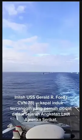 Kapal induk Gerald R. Ford #shorts #viralvideo #military 