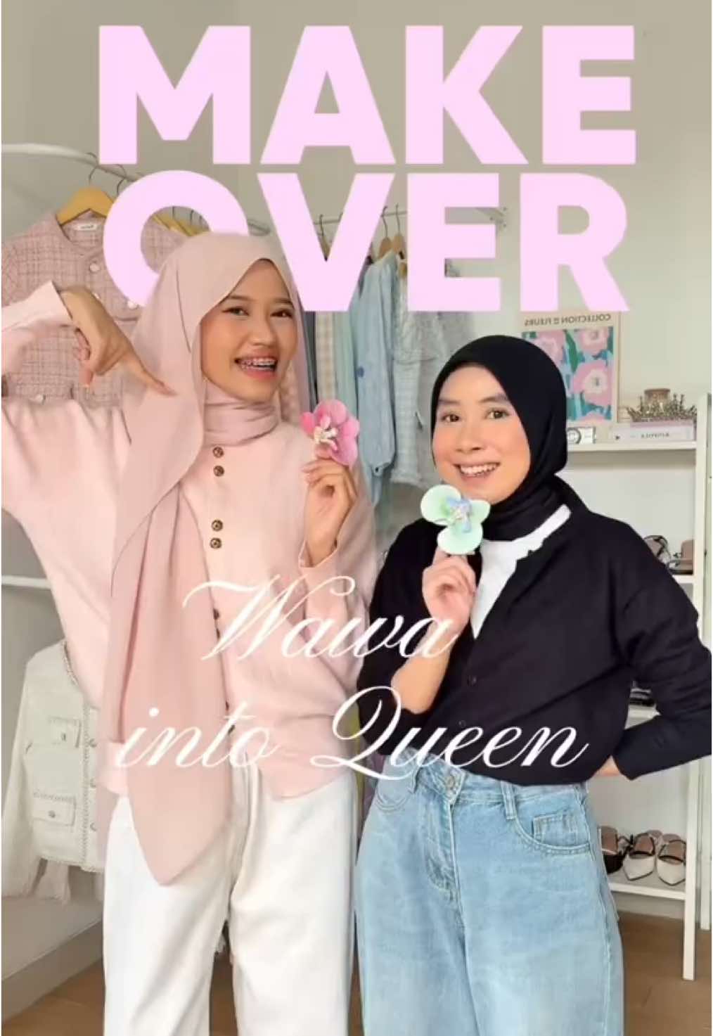 Makeover series eps 1; turning me into @Queen Artha !! ₊˚⊹ᰔ Style kita tuh beda banget, menurut kalian aku cocok gaa pake style kayak queen?👀✨