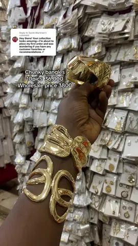 Replying to @Sarah Martinez  Chunky bracelets  Available in so many beautiful designs  (08163946917) fm to place your order  Store location: No8 obanikoro Idumuta Lagos island @Ugobestjewerlybackup  #jewelry #jewellery #ugobestjewerlly #bracelet #steel #luxury #ladiesjewellery #jewelrywholesale #jewelryinlagos #jewelrywholesalerinlagos #jewerlywholesale #jewelryinlagosisland #SmallBusiness #fashionaccessories #necklace 