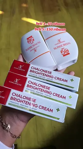 mencerahkan dan mengurangi flek hitam #promochalonese  #paketmurahchalonese  #sunscreenchalonese 