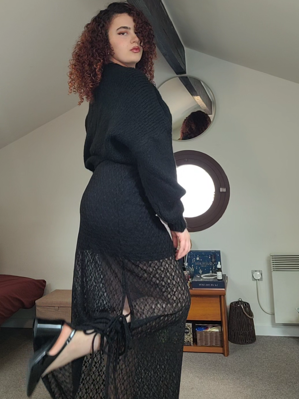 #grwm full black 🖤✨️ #ootdinspo #outfit #outfits #outfitoftheday #demoisellecurly #shoppinghaul #shoppingaddict #algeria #dz #pourtoii #kabyle_girl #BeautyTok 