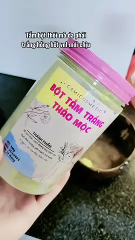 Được hôm siêng quay pha bột chứ bình thường lười thấy gì luôn #botthaomoc #camicosmetic #tamtrang 