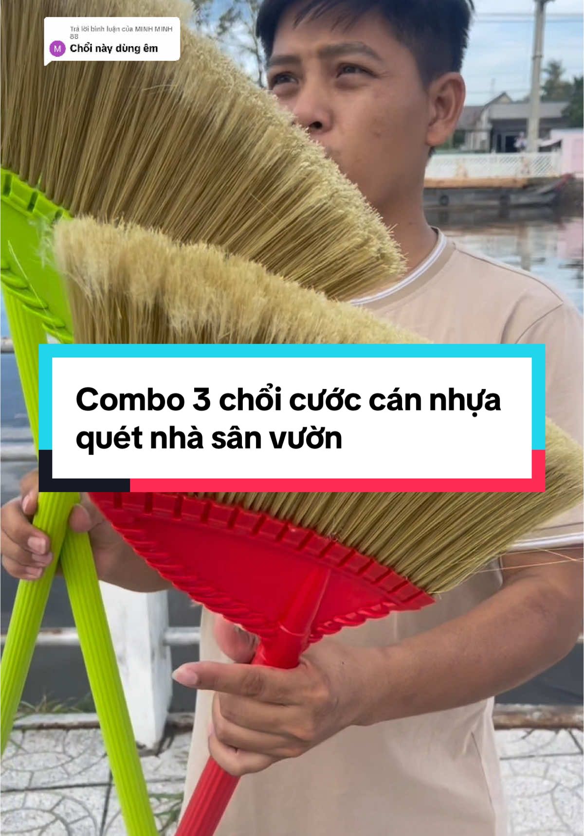 Trả lời @MINH MINH 88 combo 3 cây chổi cước cán nhựa quét nhà bền đẹp không thấm nước chổi quét sân vườn tiện lợi #choiquetnha #choiquet #choiquettrannha #choirom #choinhua #choinhuadanang #choicuocquetnha #choicuoc #dogiadung #dodungnhabep