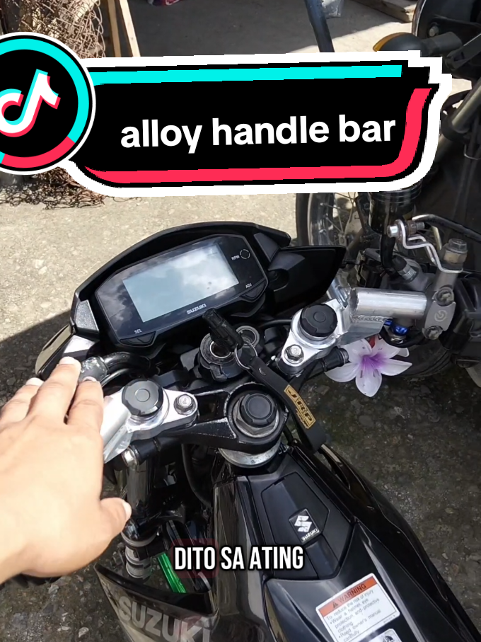 alloy handle bar mga bossing pang dagdag pogi sa ating mga unit #alloy #handlebar #handle #raider150fi  #raider150carb #xrm #rs125 #rs150 #motorcyclepart #motorcyleaccessories #trendingalloyhandlebar #trendingvideo #viralvideotiktok #virall #trending #foruoupage #fyppppppppppppppppppppppp 