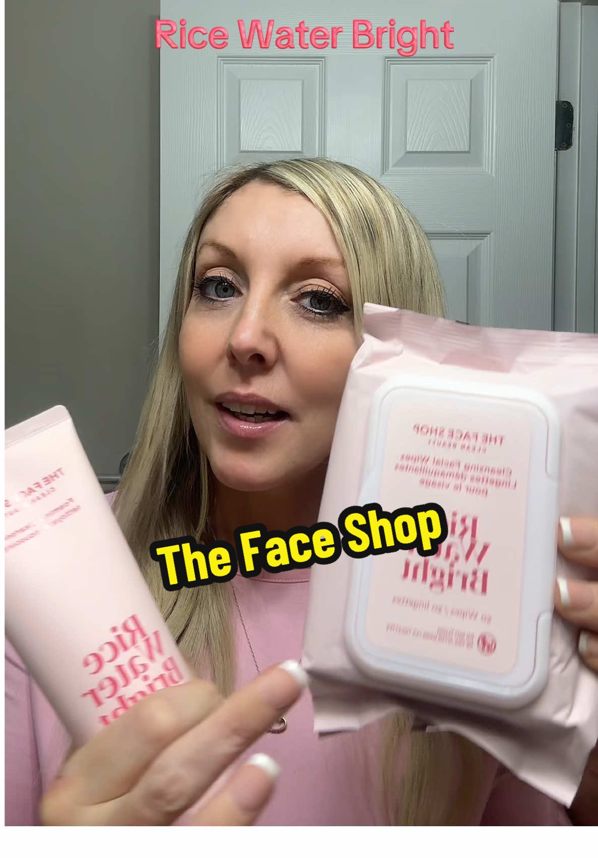 Rice Water Bright Skincare Set @The Face Shop US #thefaceshop #thefaceshoppartner #thefaceshopgiftedme #ricewaterbright #skincare #tiktokshop #springtok #mothersday 