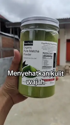 matcha untuk menyehatkan kulit wajah #matchapowder #matcha #matchaoriginal #beauty 