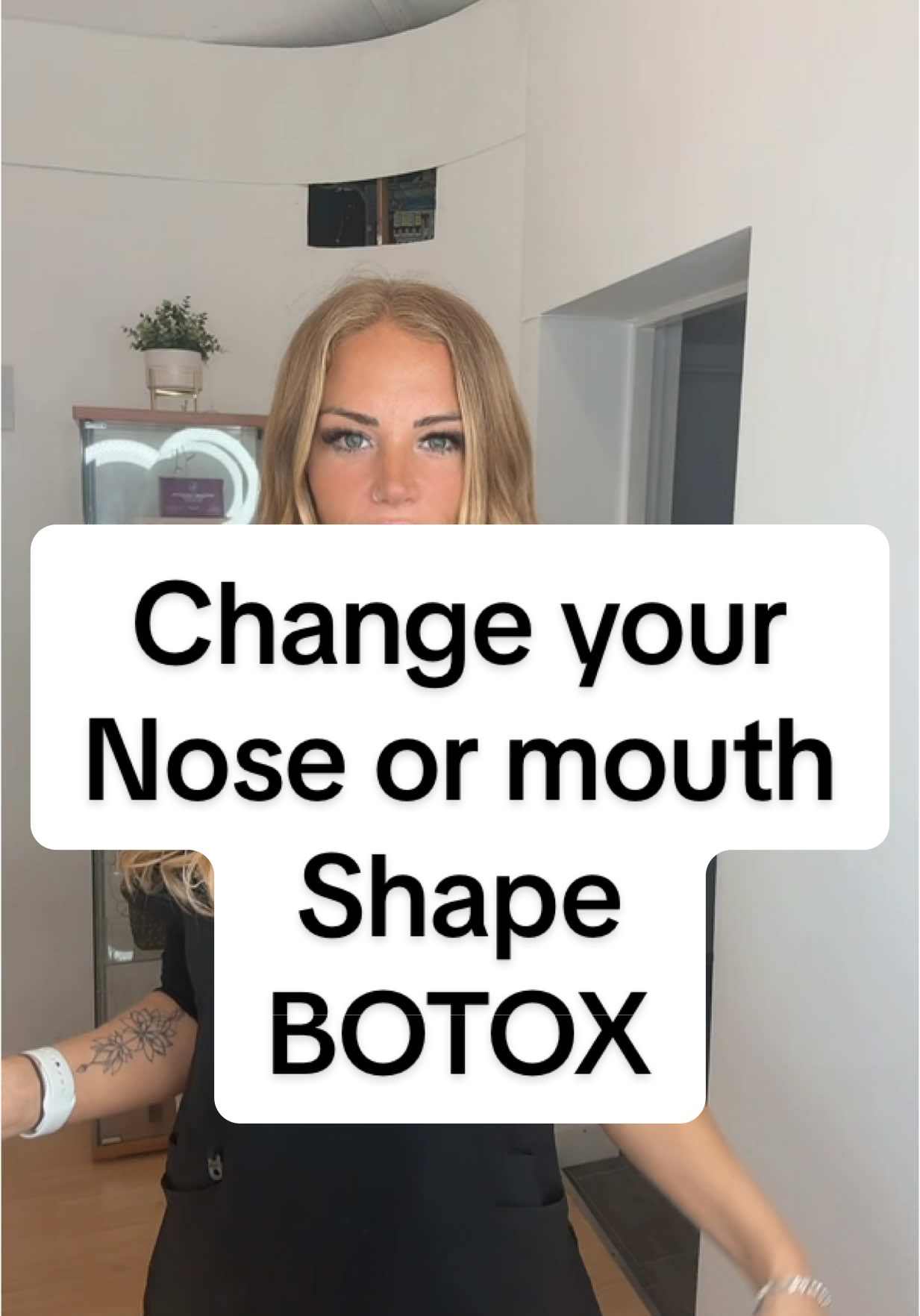 If you want to change the shape of your nose or mouth, you can with Botox!  #hollylouiseaesthetics #votox #botoxqueen #aesthetics #noselift #gummysmile #bunnylines #dao #fyp #follow #skincare #skincaretips 