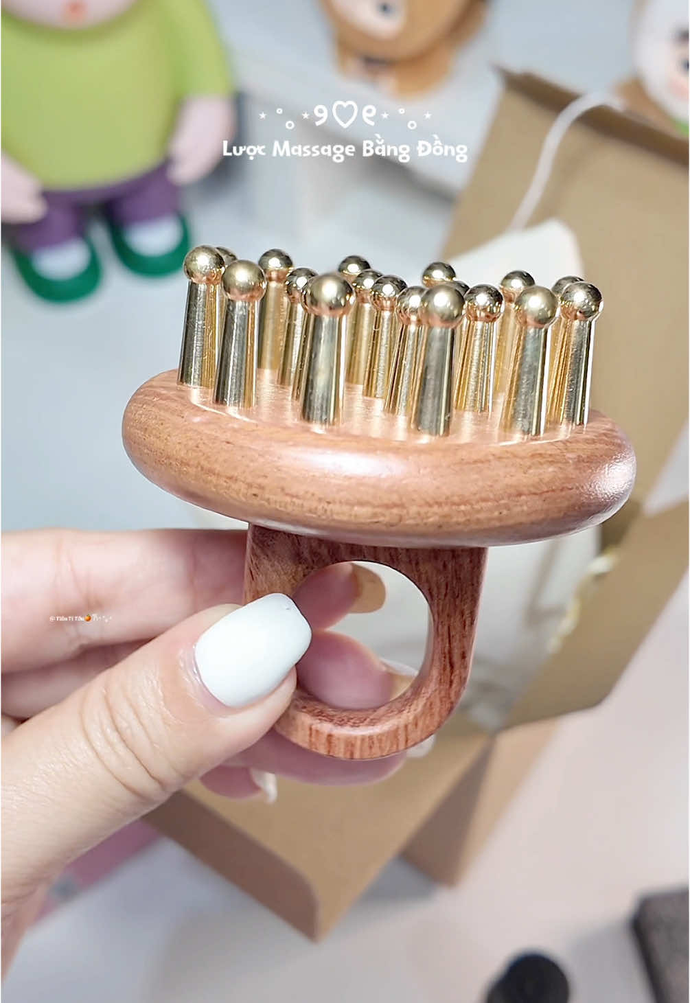 Lược Massage Da Đầu đồng thau #review  #xuhuong #trending #viral #fypシ #fyp #tientiton #LearnOnTikTok #SaleGiuaThang #SieuHoiNhaSangTao 