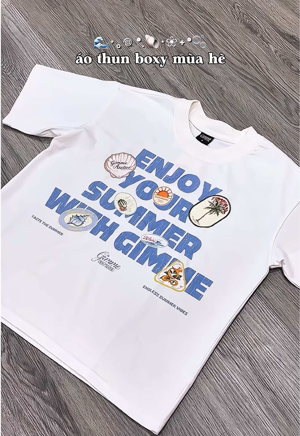 Mặc vào là mún đi biển☀️🌊 #unbox #unboxing #aothun #aophong #aothunmuahe #aothundep #aoboxy #gimmetee #thoitrang #foryou #fyp #viral #trending 