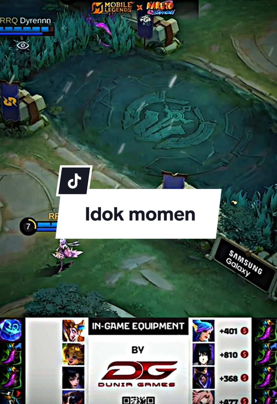 Idok i nya iron hook🫵😎 #MobileLegendsBangBang #MLBB #MLBBxNARUTO  #rrqidok #rrqhoshi #teamrrq #kingdom #mplindonesia 