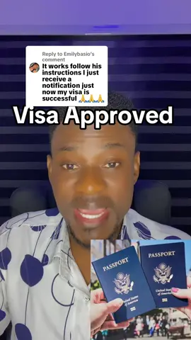 Replying to @Emilybasio visa approved  #visa #document #fypp  #prophetrnshilohministries 
