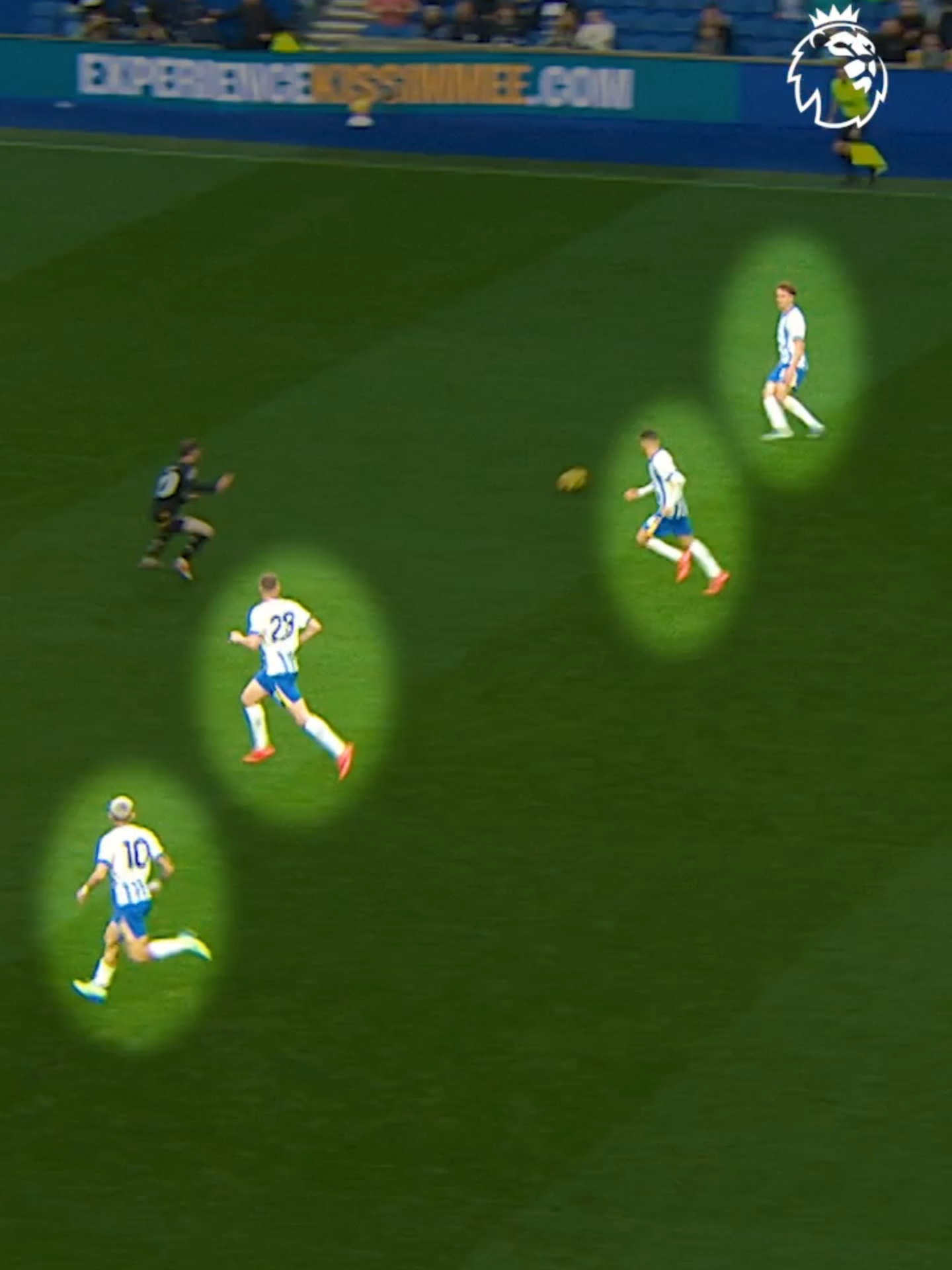 Brighton were winning 2-1 until this happened... #PremierLeague