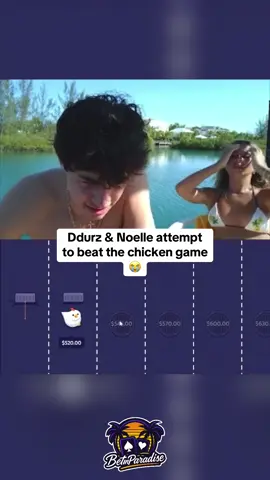 Ddurz & Noelle attempt to beat the chicken game 😭 #kickstreaming 