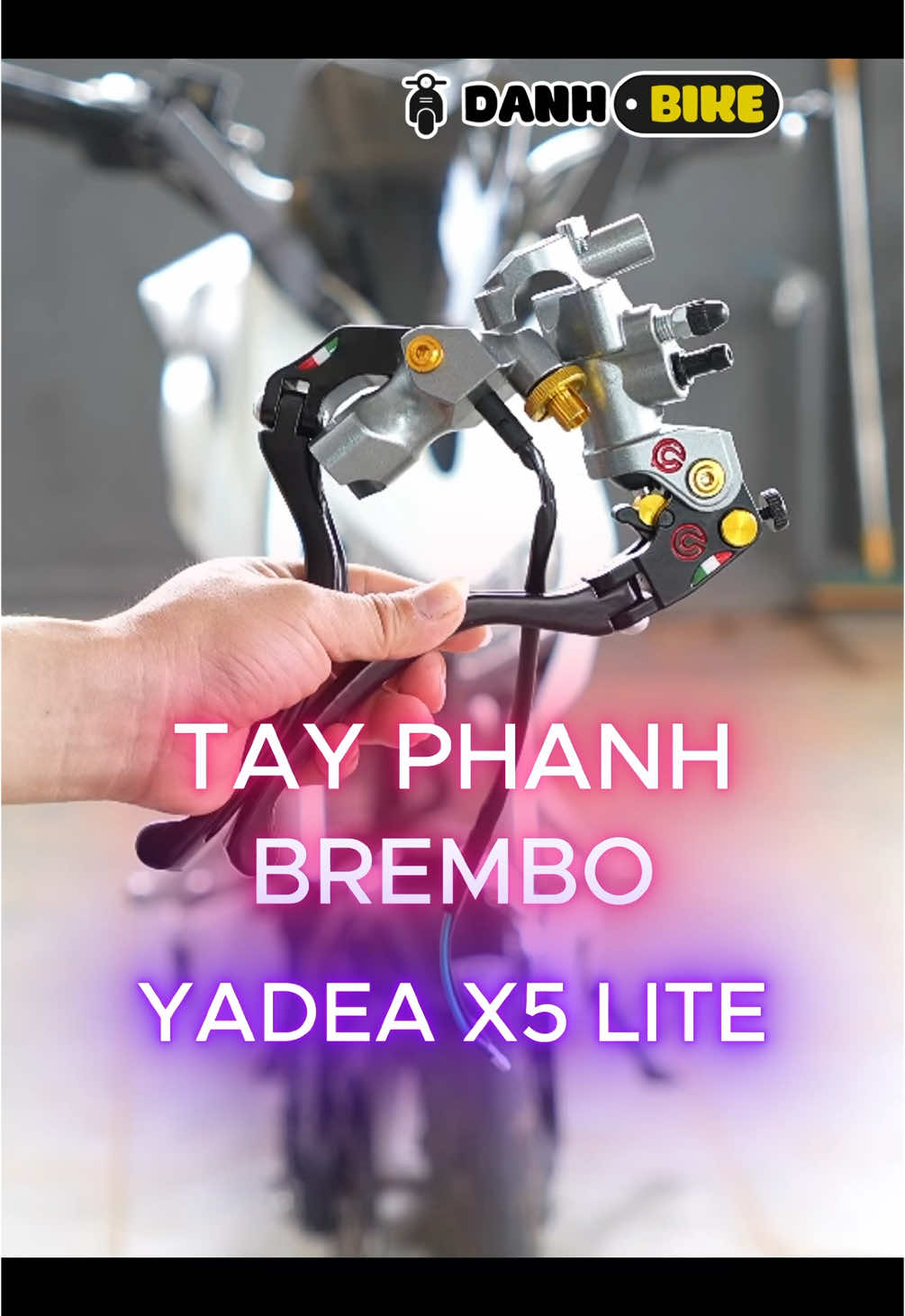 Tay phanh Brembo cho Yadea X5 lite #meovat #xuhuong #xediendo #huongdan #danhbike #DB #brembo #ichumi 