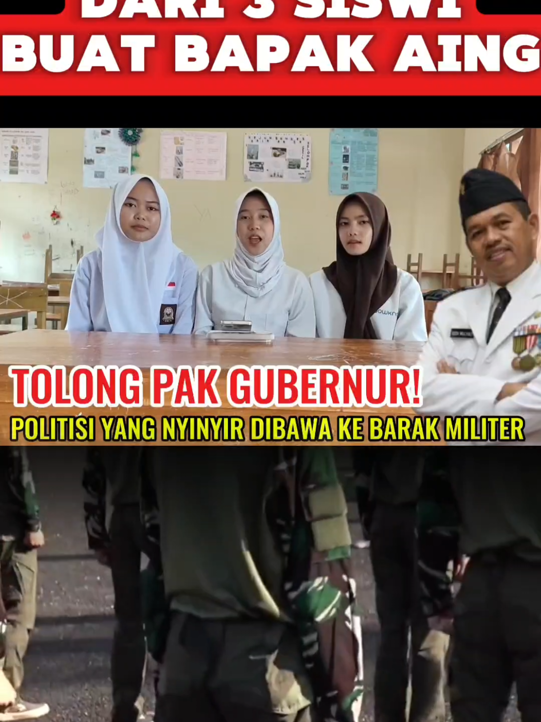 BUAT BAPAK AING, KAMI USUL #dedimulyadi  #kdm @mumumauludin 