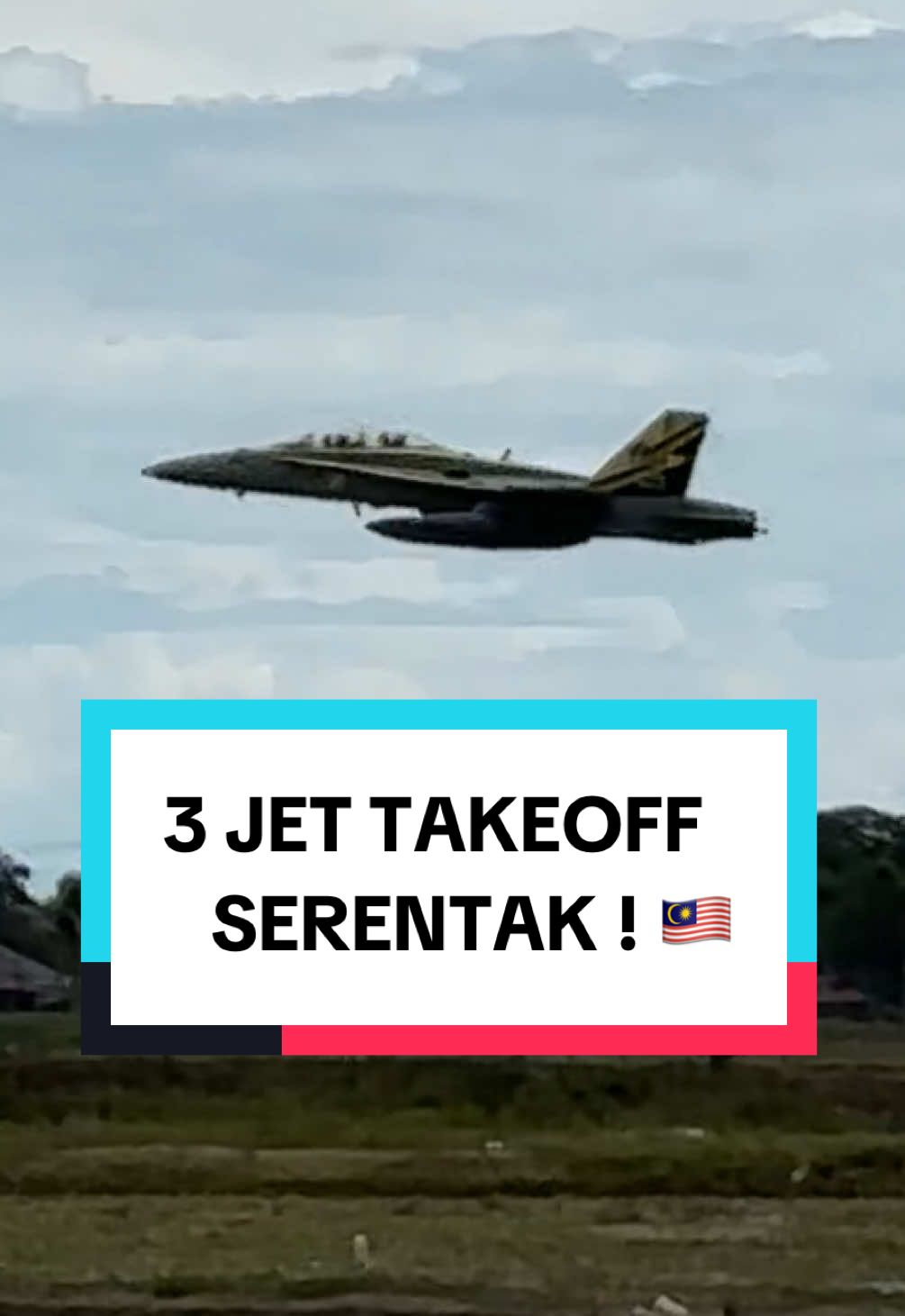 Rezeki , 3 Jet sekali Takeoff !  3 Hornetttt !  ✈️🛩️🇲🇾  #lima2025 #hornet #sukhoi #sukhoi30mkm #rmaf #tudm #airforce #malaysia #malaysiatiktok #fyp #fypage #fyppppppppppppppppppppppp #kedahan #kepalabatas #kedah #discoverkedah #aloqsetaq  
