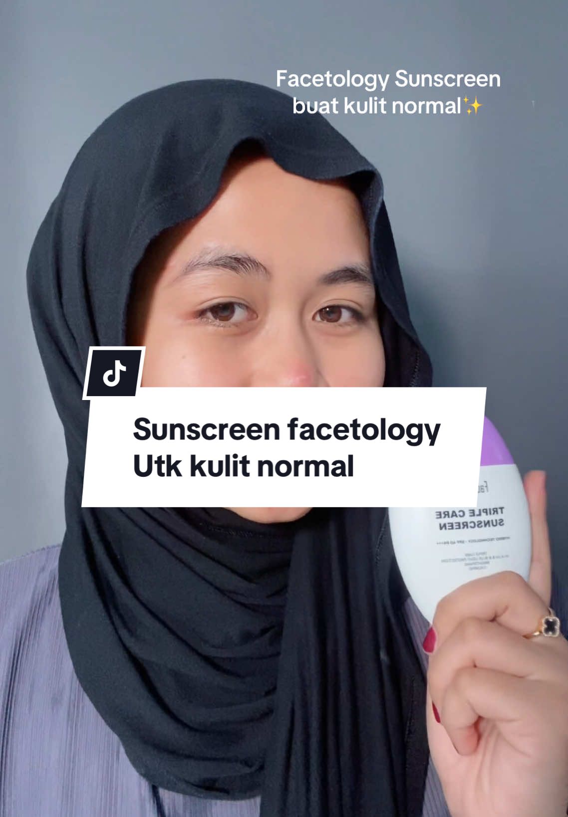 Sunscreen #facetology untuk kulit normal check ✅🥰🫶🏻