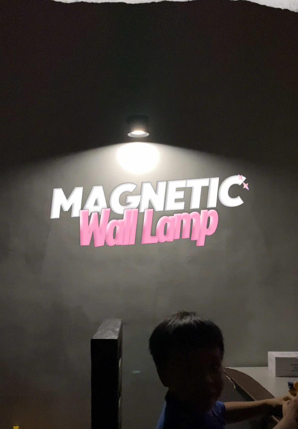 Aesthetic Magnetic Wall Lamp #magneticlamp #lamp #walllamp #homedecor 
