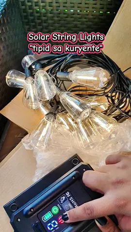 Solar String Lights 15?m 32 pcs Big Bulbs #solarstringlights #solarstringlightsoutdoor #15msolarstringlights #outdoorstringlights #foryou #foryoupage #viral #viralvideo #trendingvideo #trending #fyp #fypage #solarpatiolights #patiolightsstringideas 