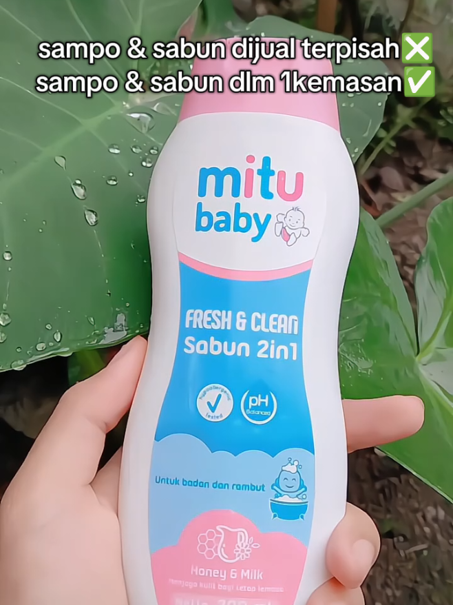 2 in 1 busanya lembut ga bikin iritasi#mitubaby #sabunbaby #mitubaby2in1 #sabunsampobayi 