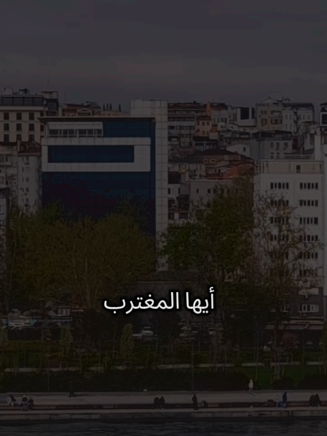 أيها المغترب إياك أن تكون سبباً في إسقاط أخيك المغترب لاتزرع الفتنة بينه وبين مديره أو تحرض عليه أو تقلل من شأنه وجهده لترضي مسؤولاً أو لأجل ان ترتقي #تركيا #اسطنبول #الغربة #مغترب #شعروقصايد 