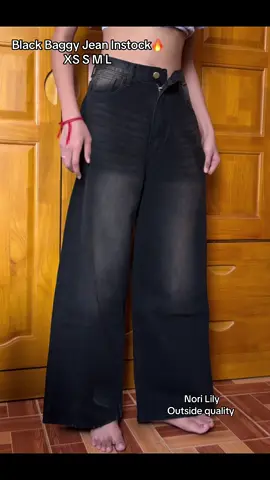 #creatorsearchinsights Black Baggy Jean လေး 😭🔥#trend #trending #baggyjeans #instock #fashion #y2k #instock #norililyclothing #mdy #fyp #foryou #🇲🇲 