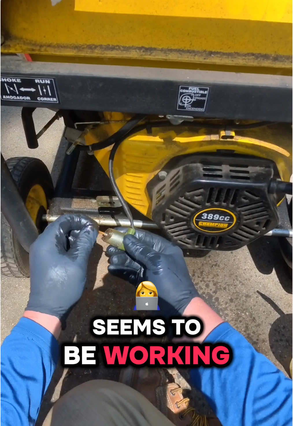 Everyone seemed to like the last video. Here’s another. #smallenginemechanic #smallenginerepair #smallenginefix #smallengineguy #mobilemechaniclife #generator