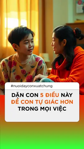 Dặn Con 5 Điều Này Để Con Tự Giác Hơn Trong Mọi Việc #nuoidayconxuatchung #nuoiconthongminh #nuoiconkhoahoc #donghanhcungcon 