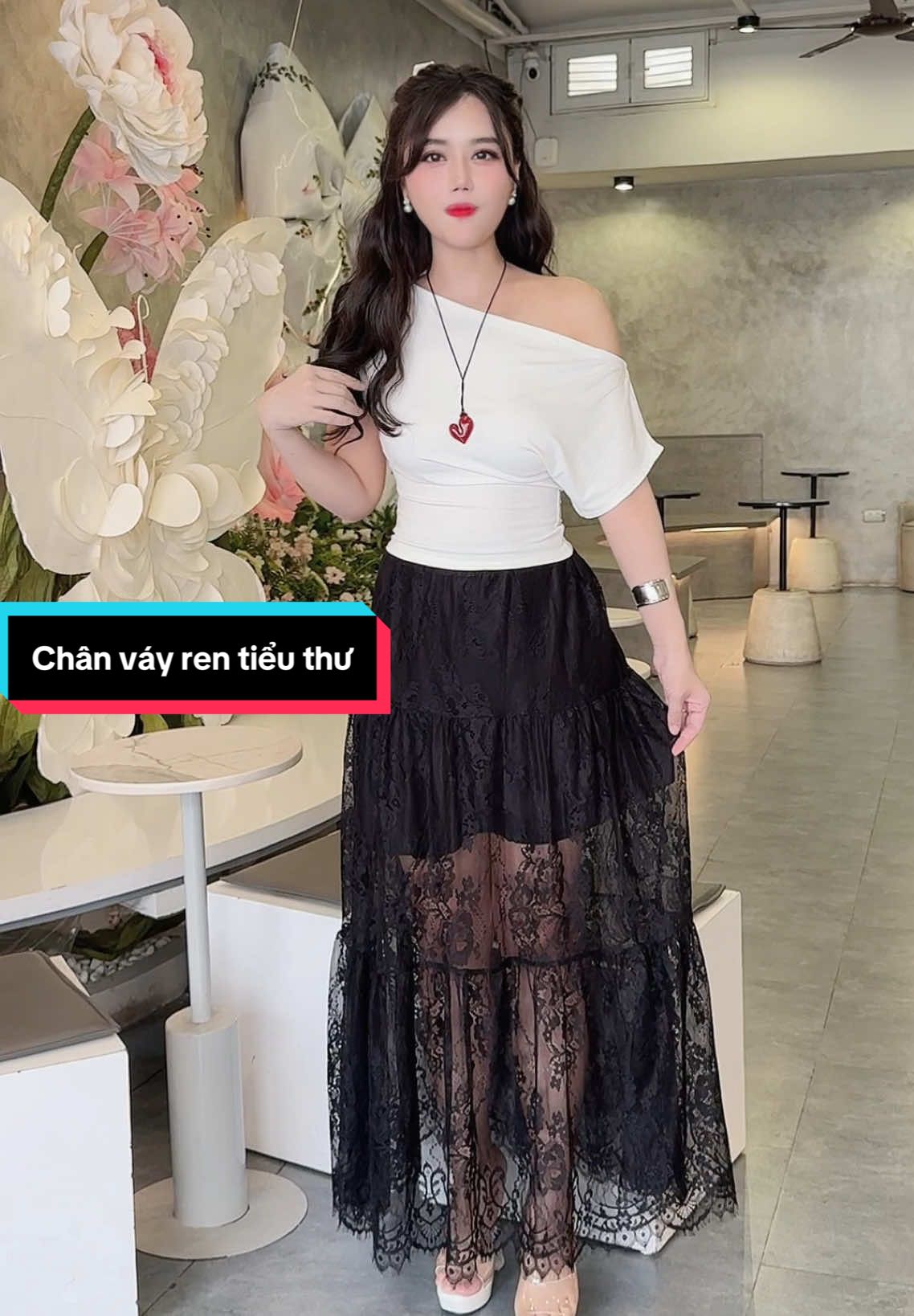 Chân váy ren tiểu thư sang chảnh #chanvayren #chanvaydai #chanvaynu #chanvaydep #chanvayxinh #thoitrangnu #fashion #fypシ゚ #xuhuong #trending #viral #hienhoidieu 