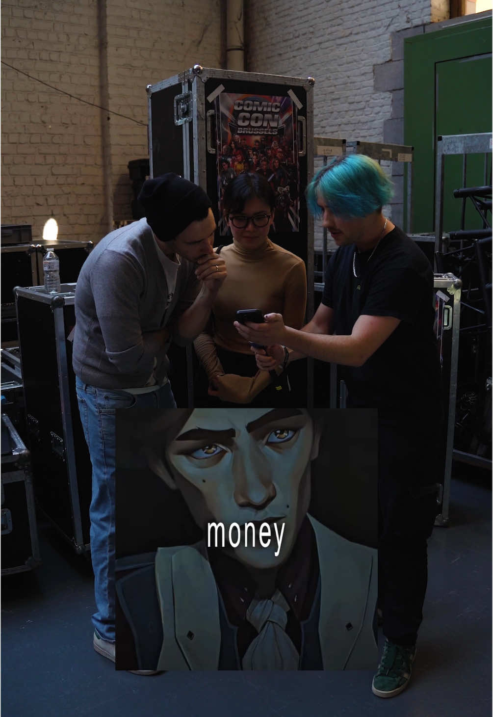 Money talks with Vik and Caitlyn 🙌 #arcane #comicconbrussels 