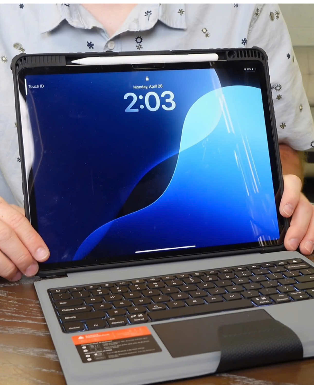 Combo bao da bàn phím Nillkin iPad Air, iPad Pro 13 inch #diticase 