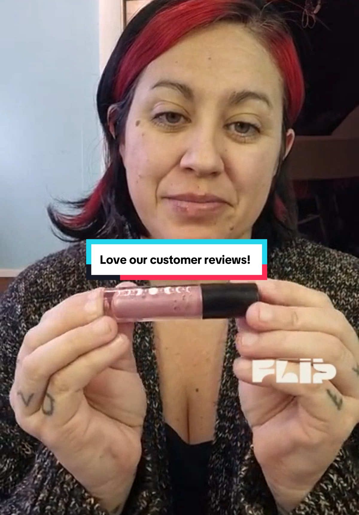 We absolutely love and appreciate our customer reviews on Flip! Have you tried our lip gloss yet? #connectedboutique #beauty #viraltiktok #lipgloss #flip #customerreviews #beautytips #SupportSmallBusiness #ConnectedBoutique 