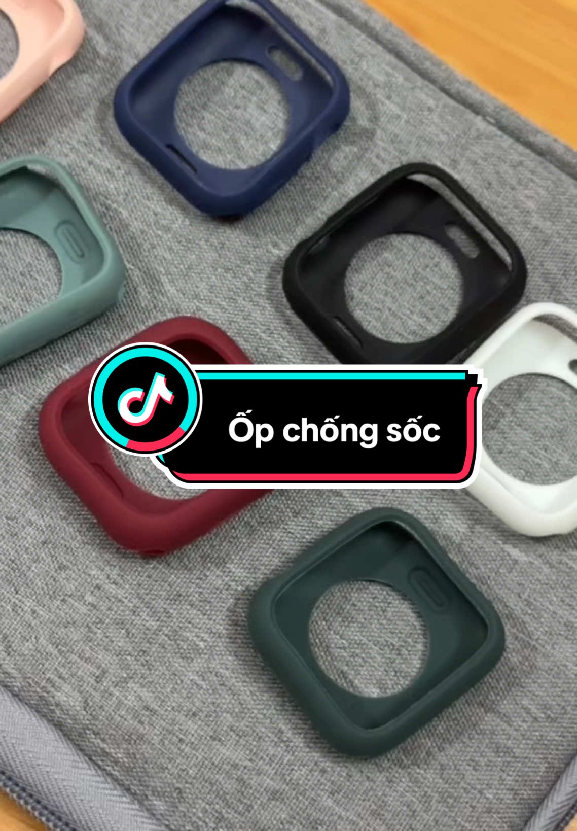 Ốp chống sốc cho apple watch #phukienapplewatch #daydeoapplewatch #phukiendongho #daydeo #silicon 