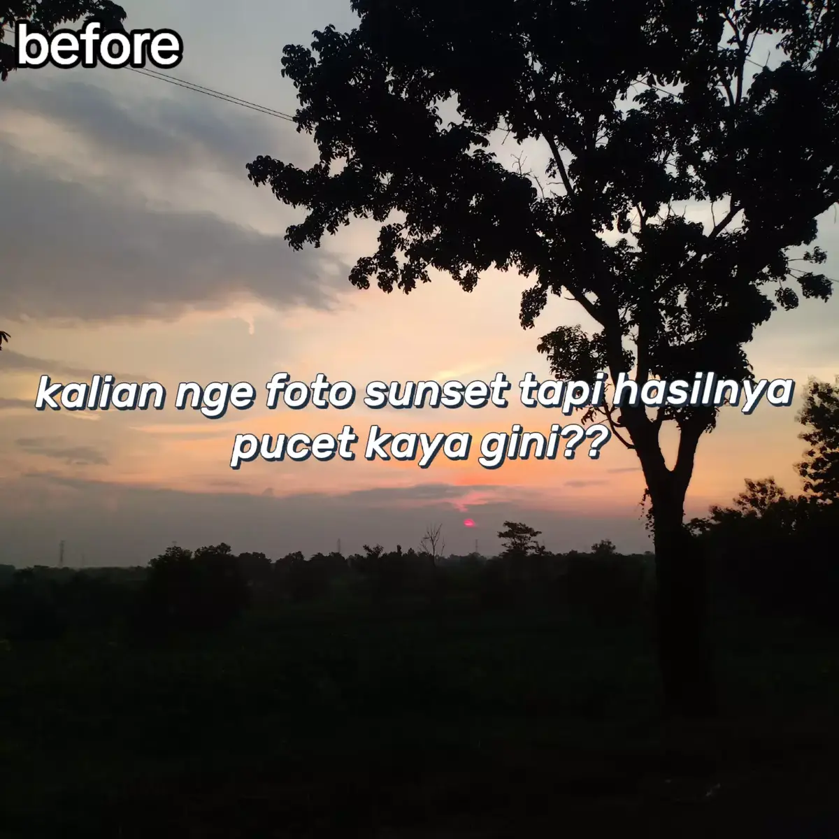 sory telat posting soalnya tadi kelupaan dan gada bahan buat konten #sunset #senja #fotografi #snapseed #snapseedediting #fyp #fypage 