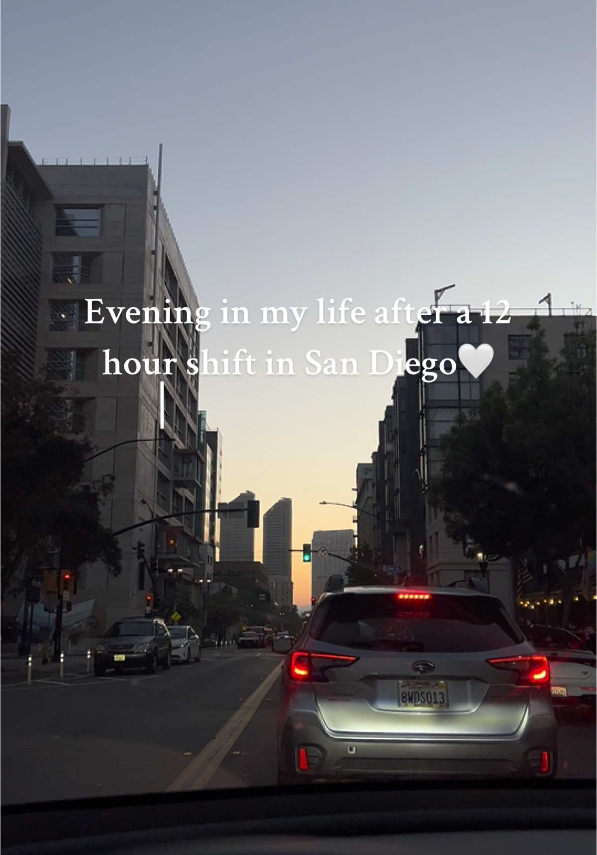 Romanticizing the little moments post-shift🤍 #sandiego #Lifestyle #dayinmylife 